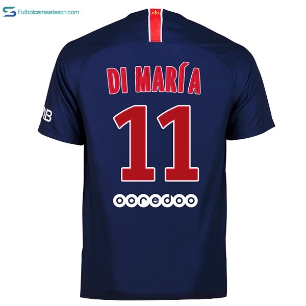 Camiseta Paris Saint Germain 1ª Di Maria 2018/19 Azul